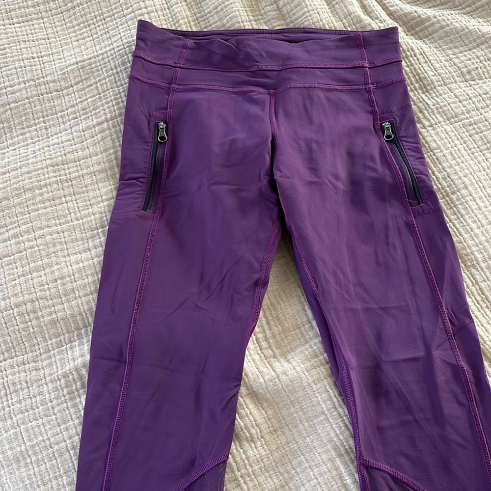 Lululemon tights size 6 purple/plum